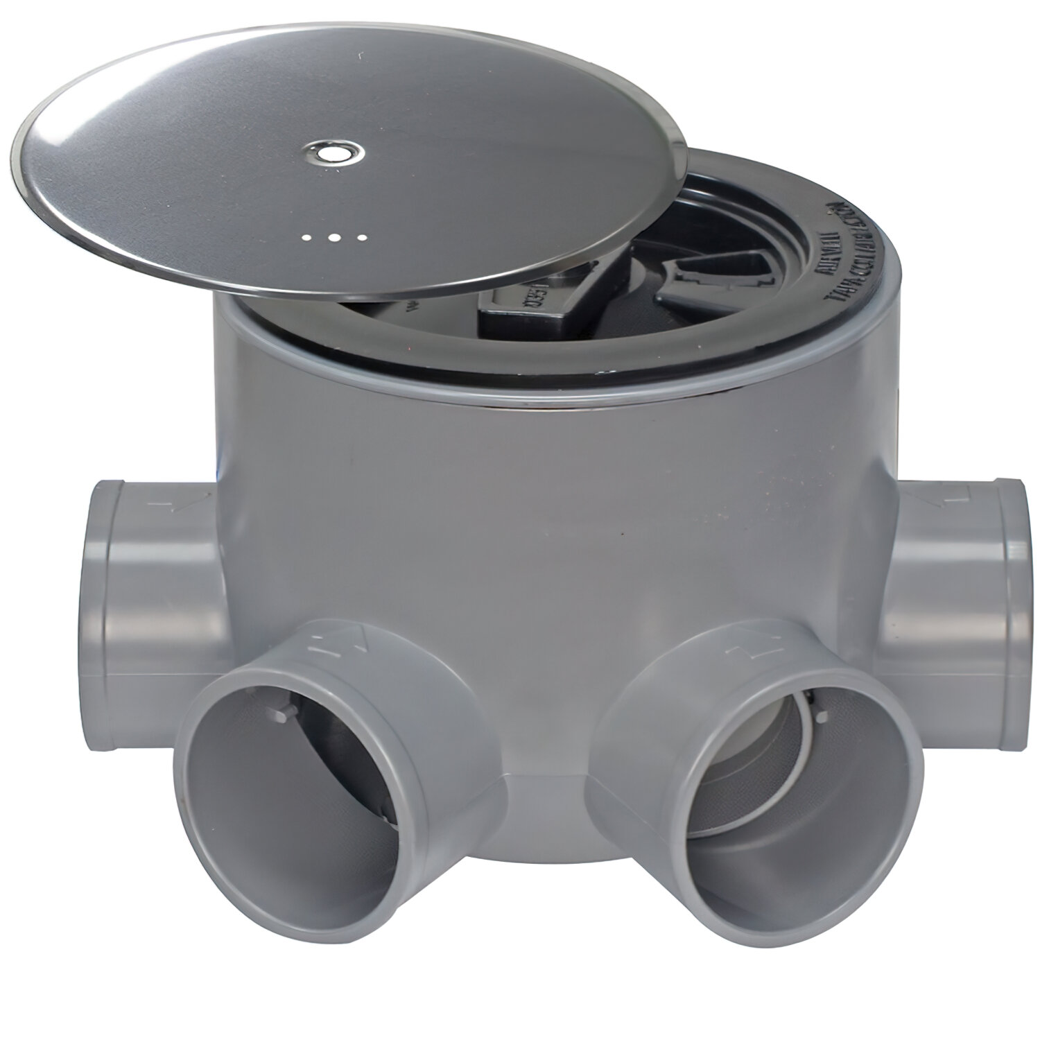 Bote Sifonico PVC T 89 A 110  50-40 Altura 85 mm. Con Tapa Aireaci�n