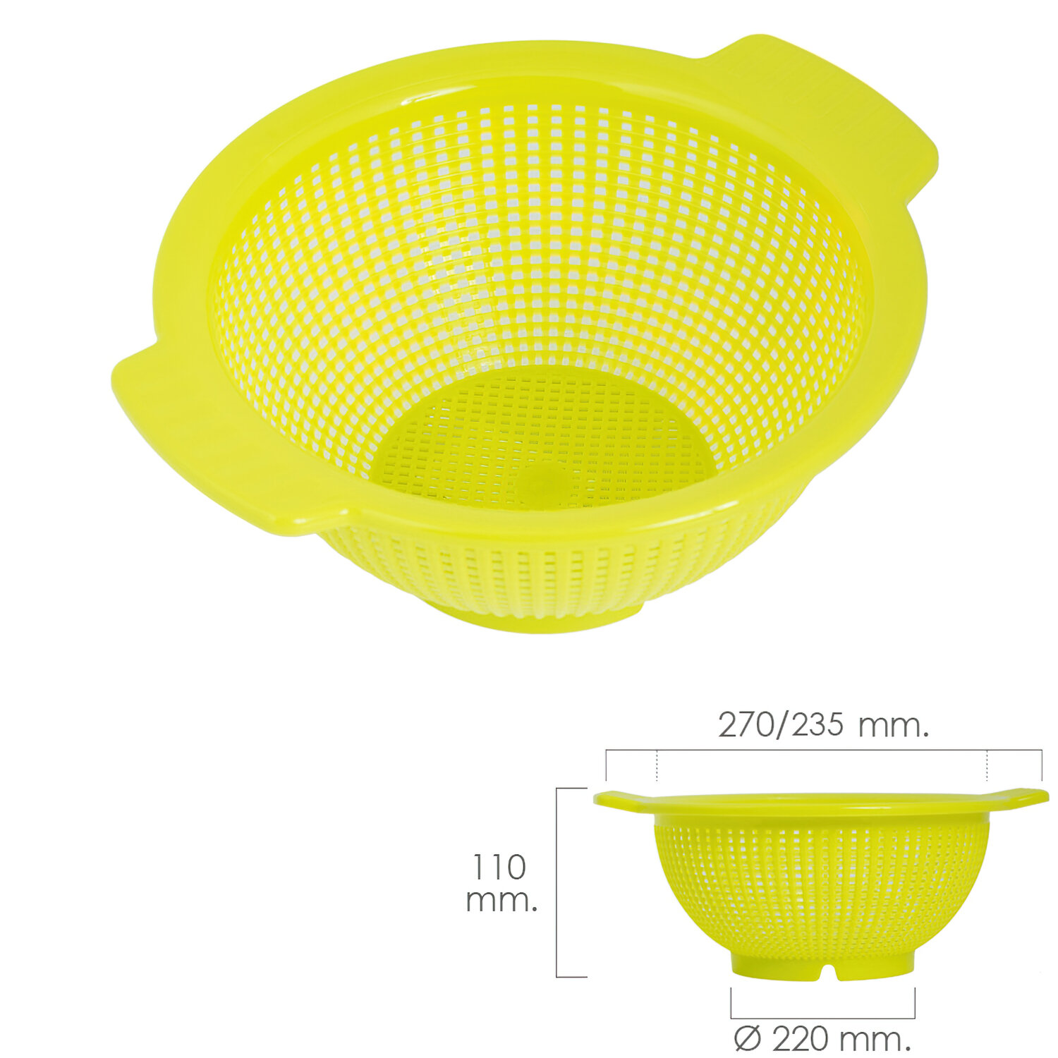 Escurridor / Colador Cocina � 23.5 cm.