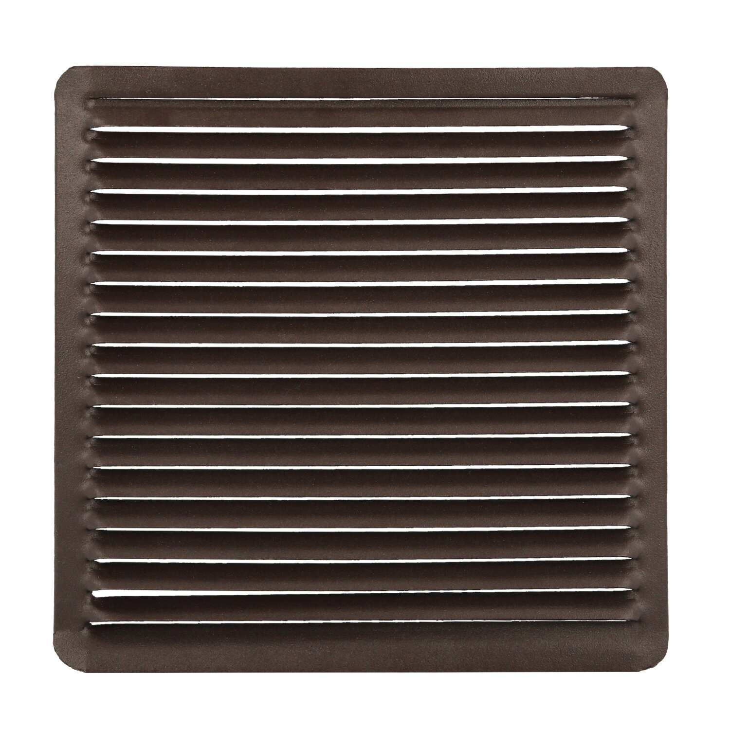 Rejilla Ventilaci�n Empotrar  17x17 cm. Aluminio Madera