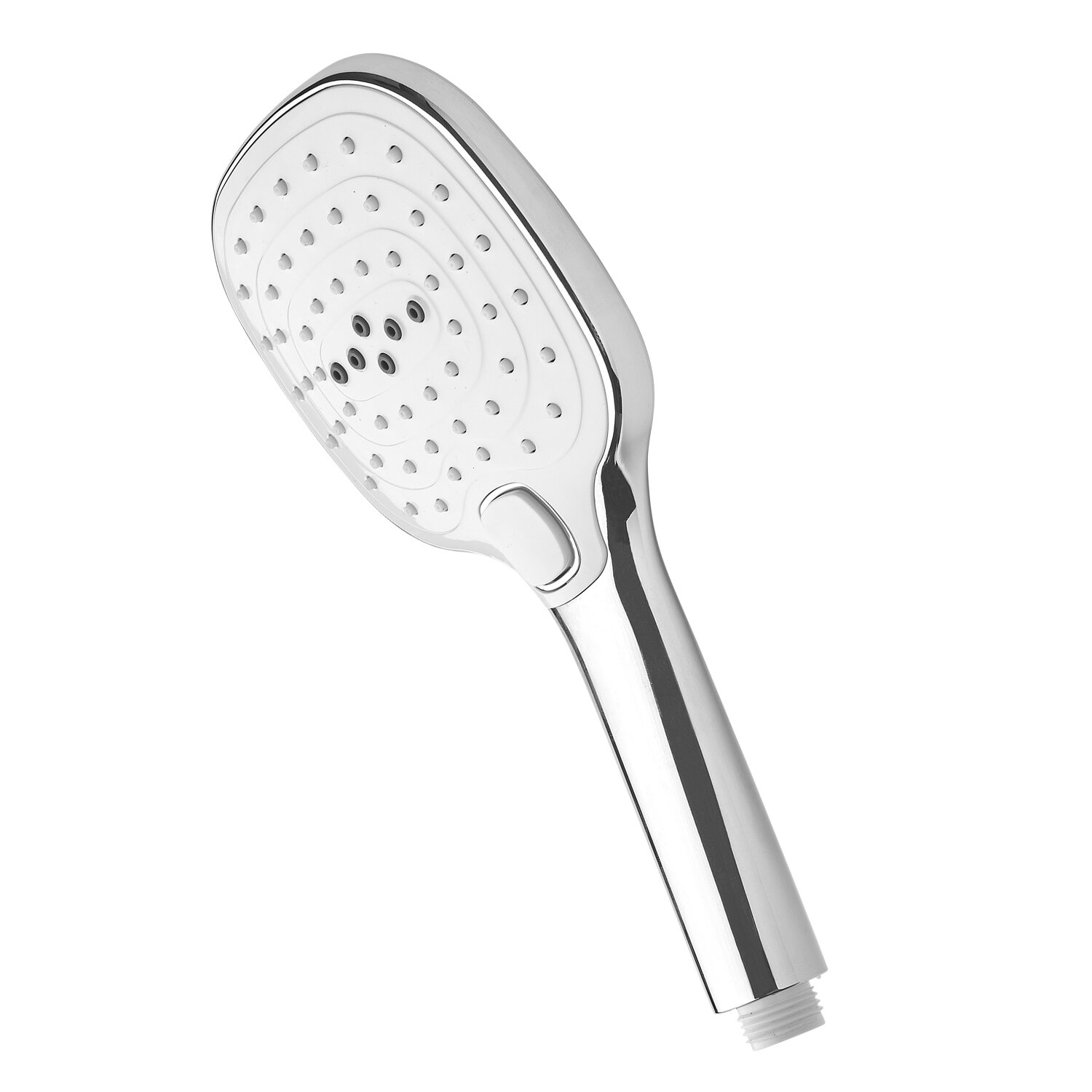 Maneral Ducha 3 Funciones Con Pulsador � 12 cm.