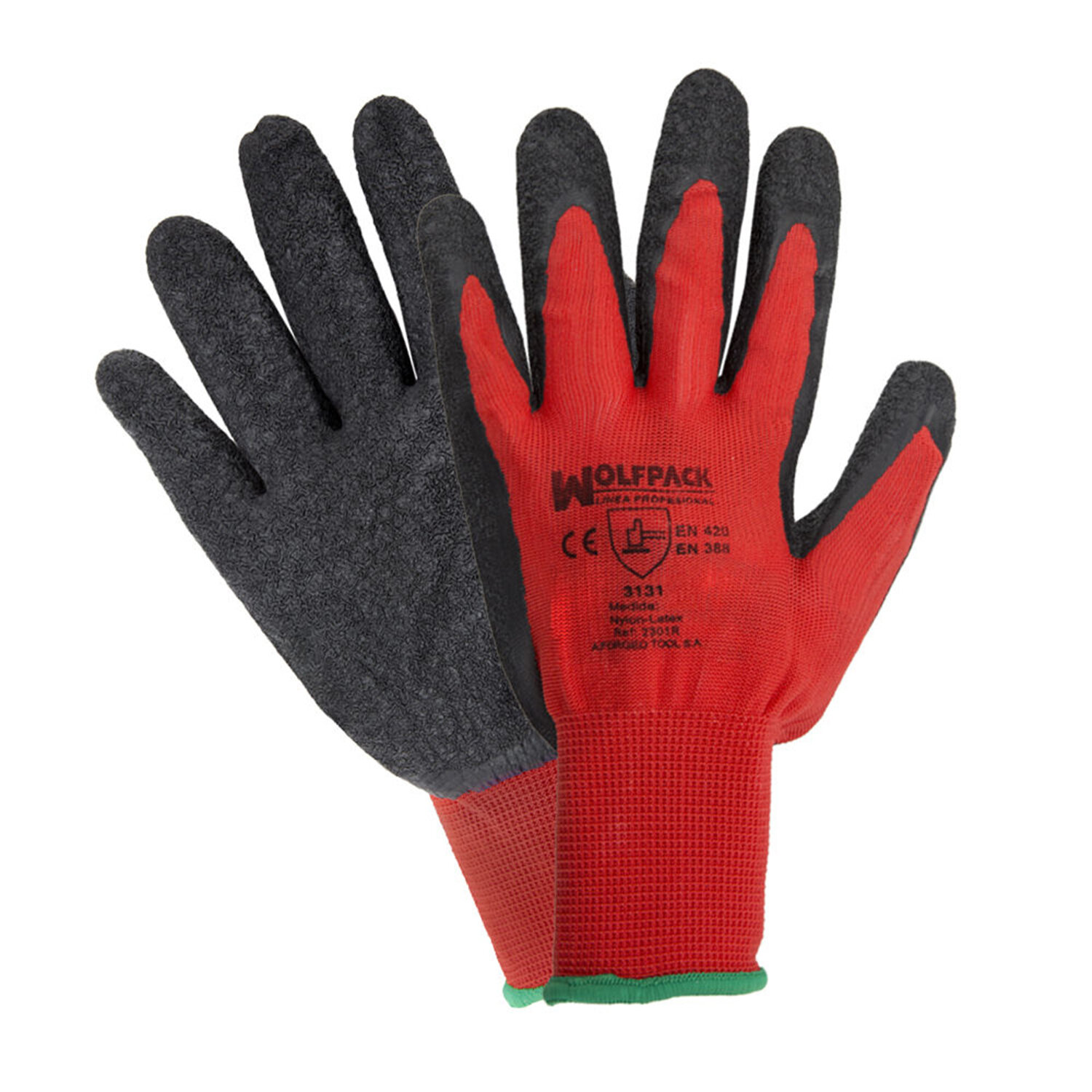 Guantes Latex / Nylon Gripflex Talla  7"