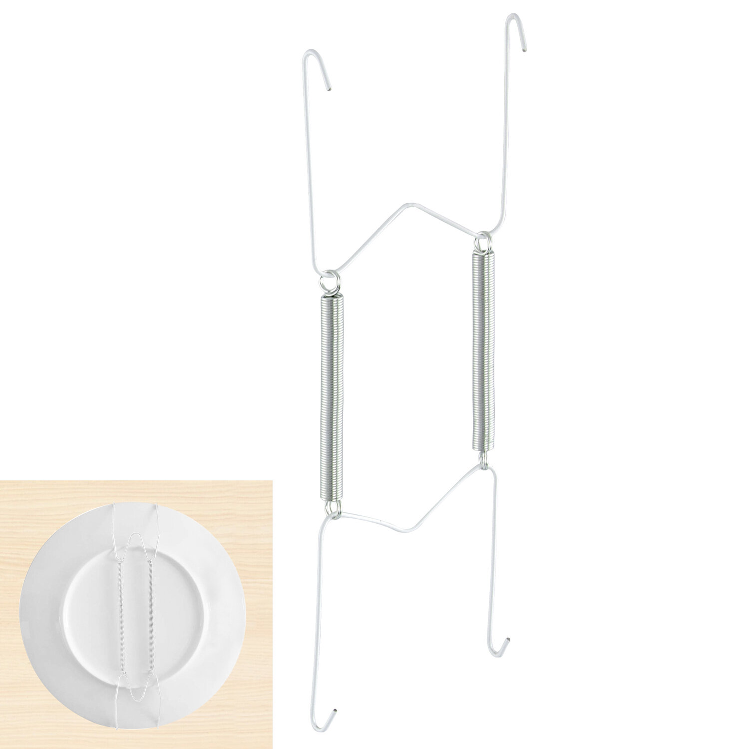 Cuelgaplatos Muelle Para platos de � 22 a 26 cm.