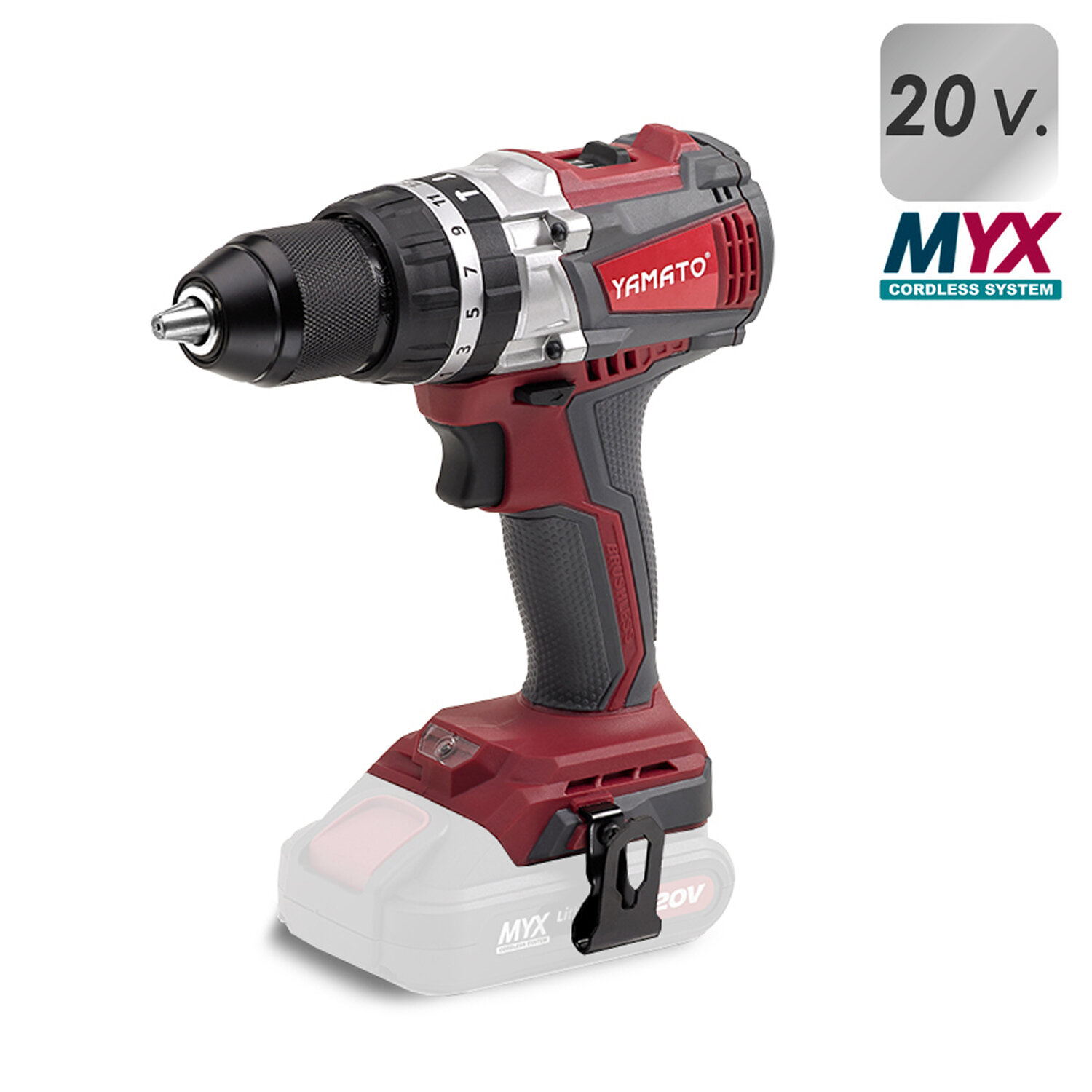 Taladro Atornillador Percutor 20,0 Voltios LIMYX  Sin Bateria Brushless (Sin escobillas)