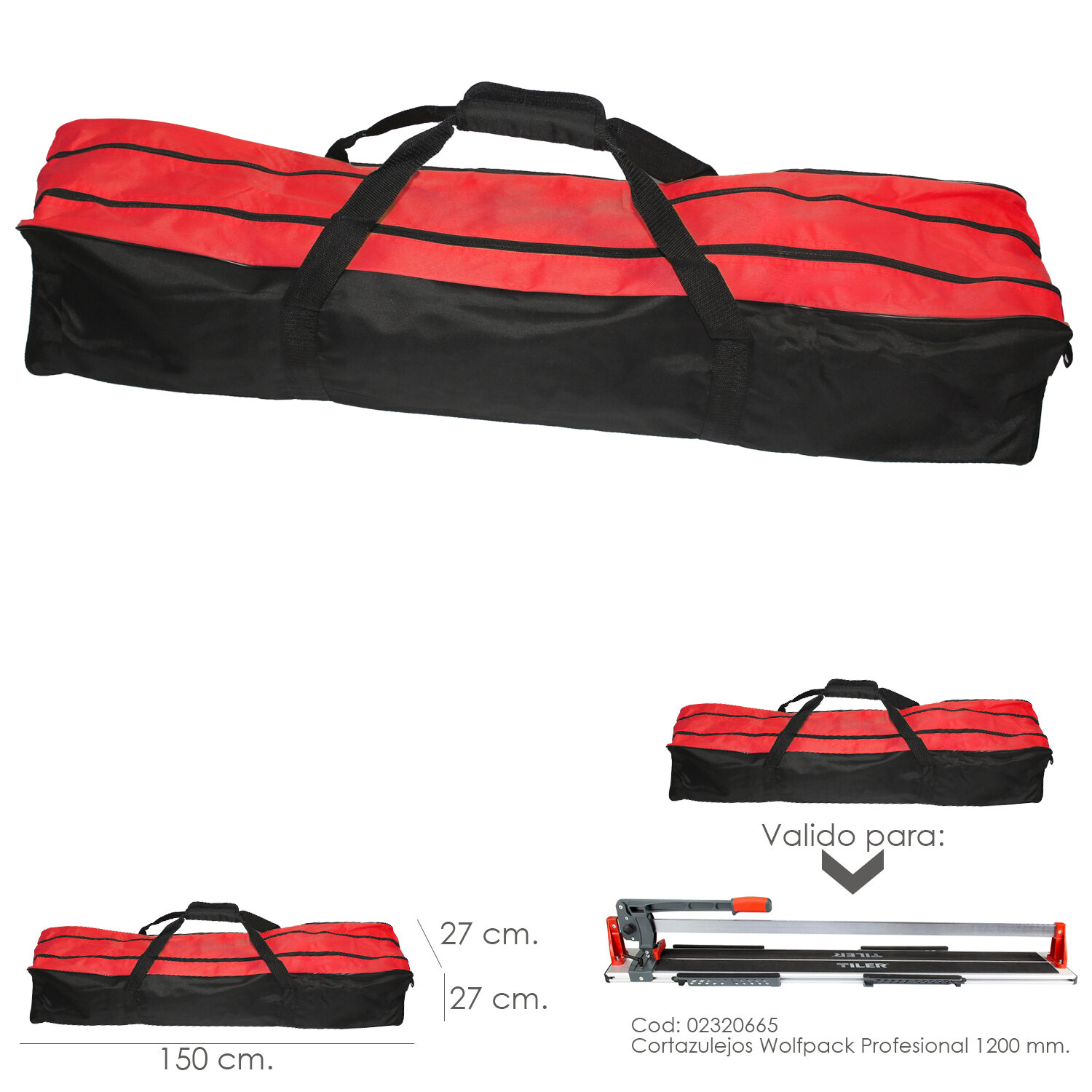 Bolsa Transporte Universal Para Corta Azulejos De 1200 mm.