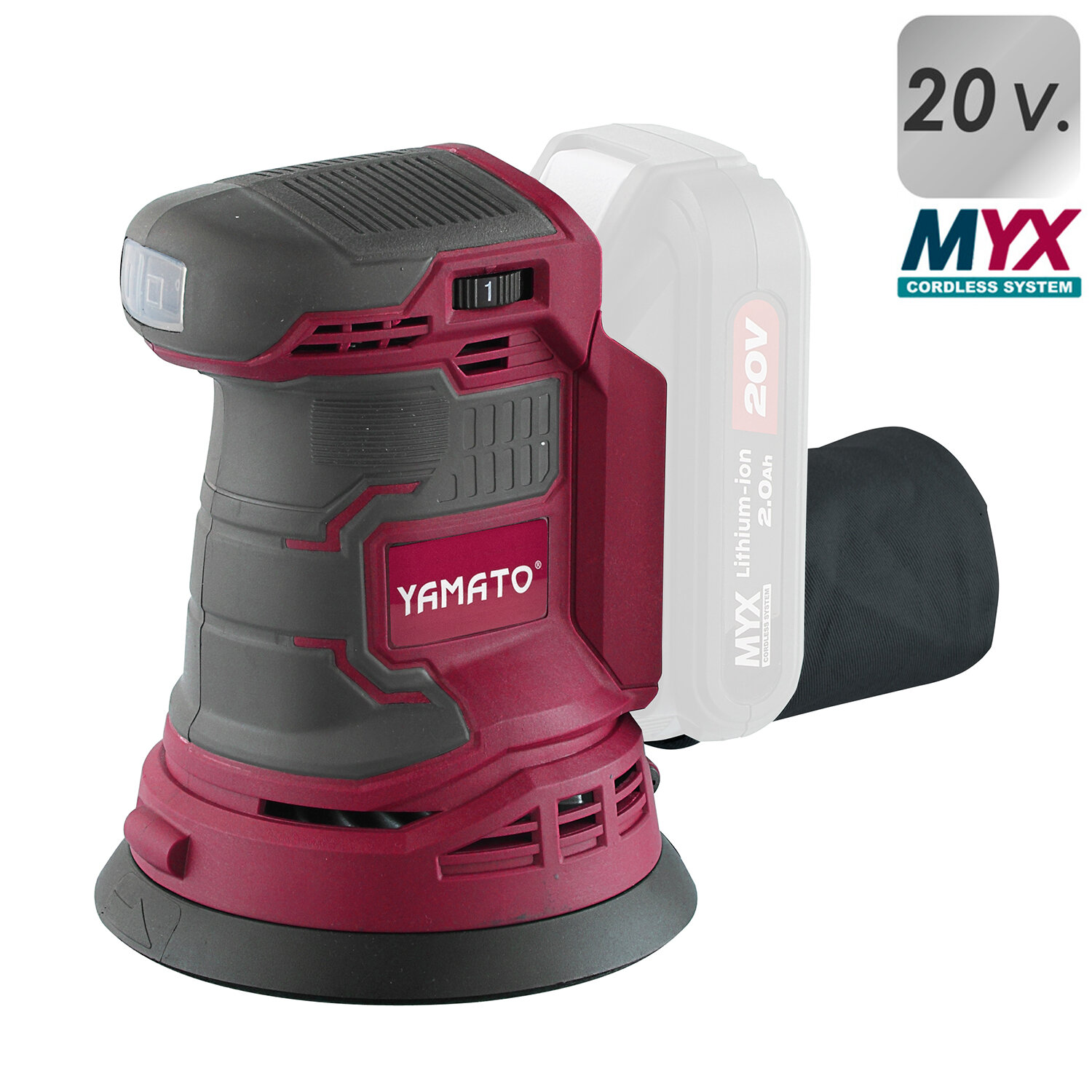 Lijadora Orbital a Bateria 20 V. LIMYX  Sin Bateria