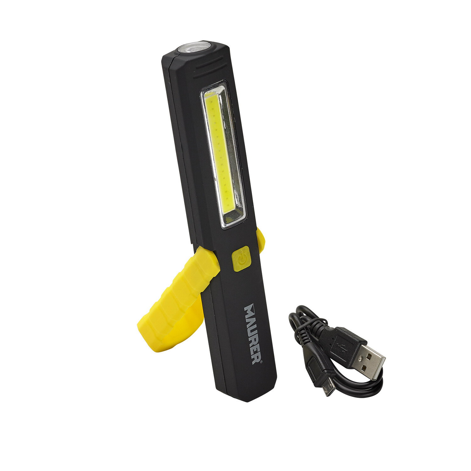 Linterna Led Recargable 200+60 Lumenes Con Gancho E Iman