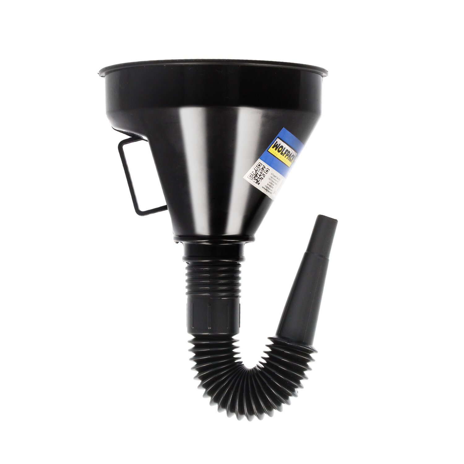 Embudo � 145 mm.Con Prolongador Flexible y Filtro de Malla