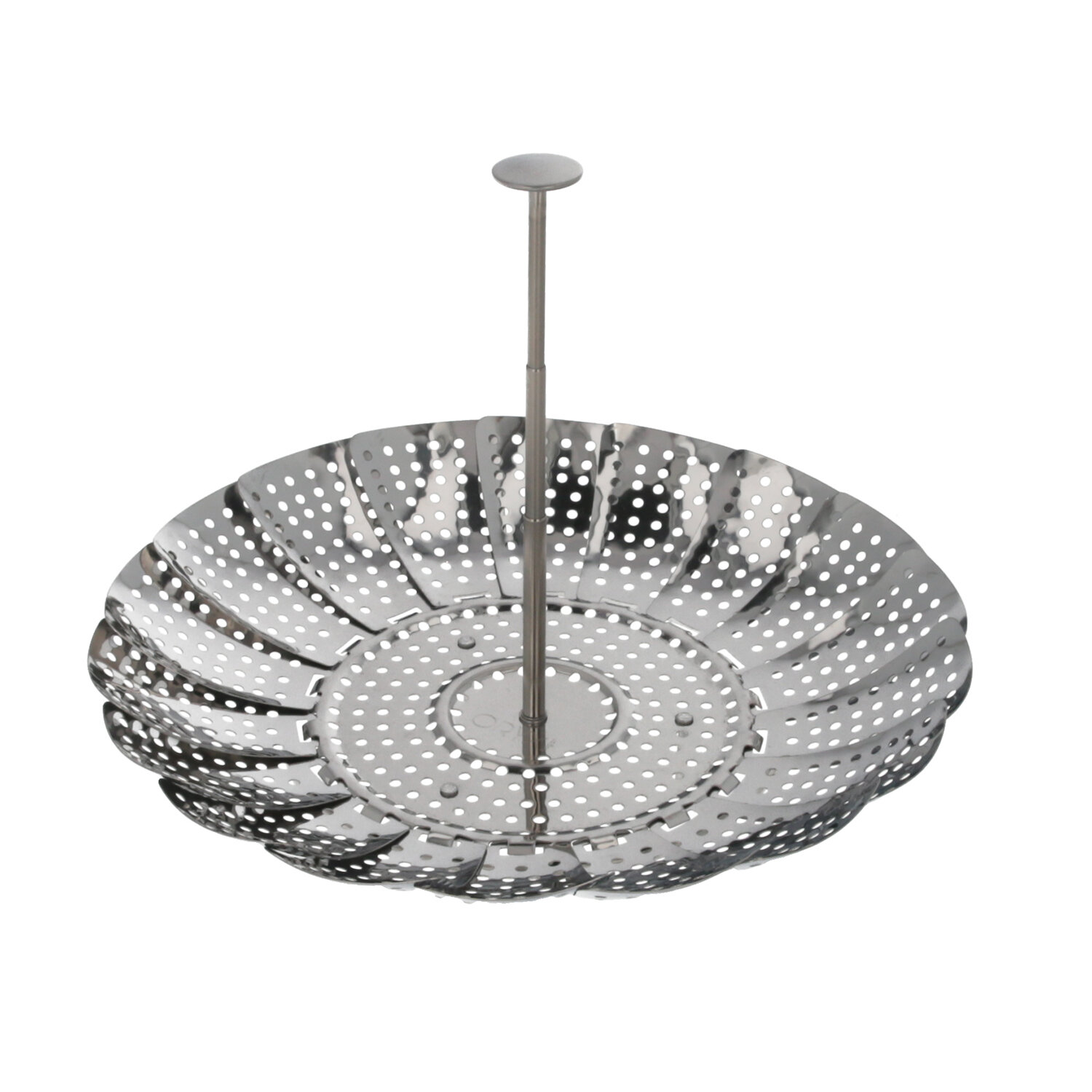 Cesta Vaporera Plegable � 13,5 / 23 cm. Acero Inoxidable