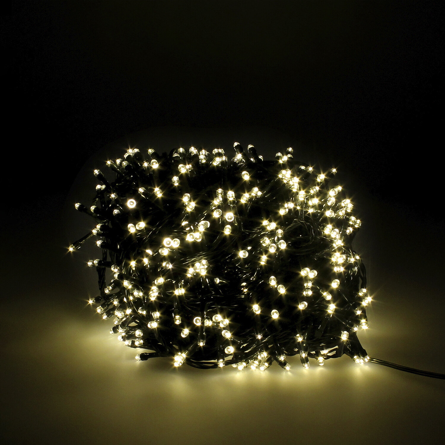 Luces Navidad 1000 Leds Color Blanco Calido IP44