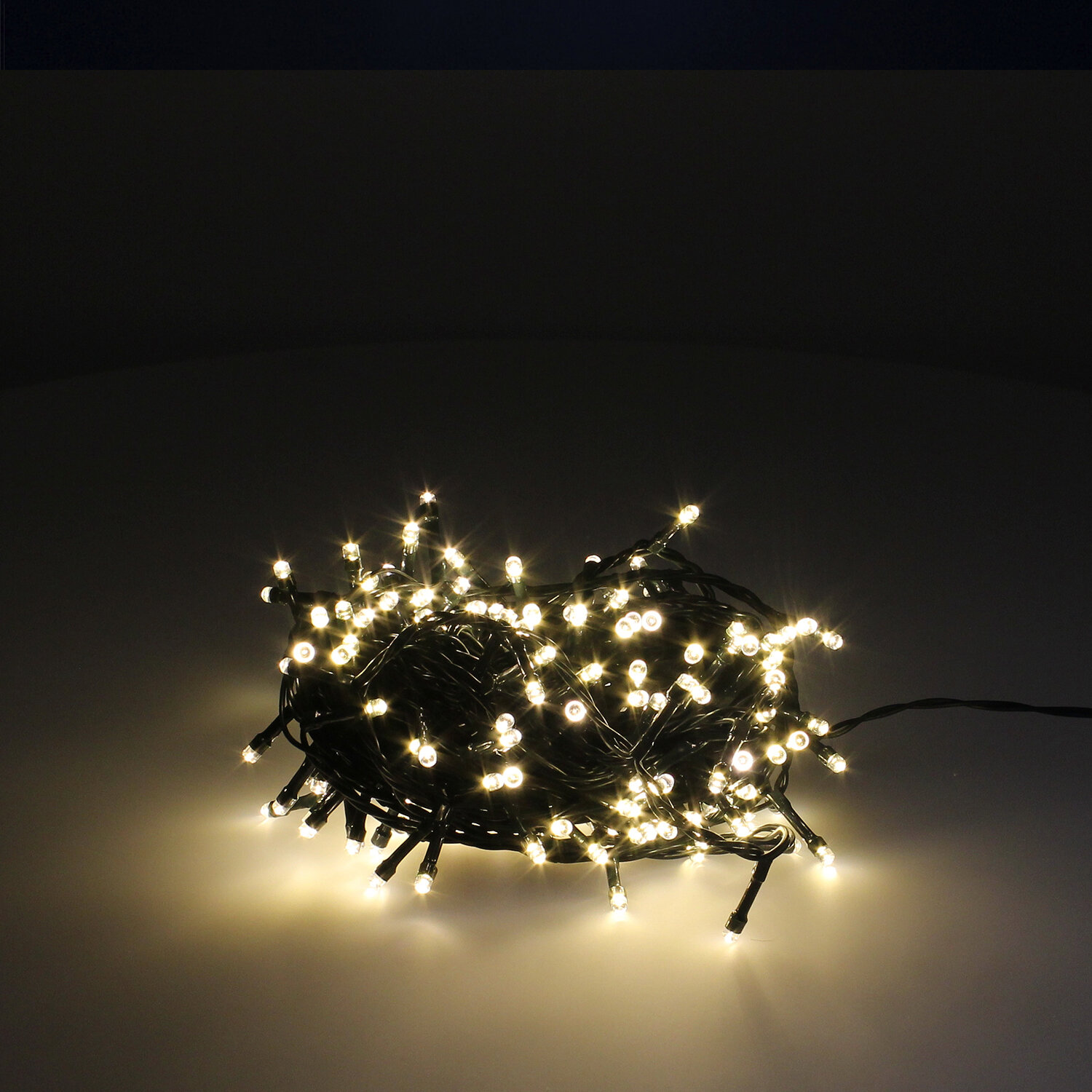 Luces Navidad 180 Leds Color Blanco Calido IP44