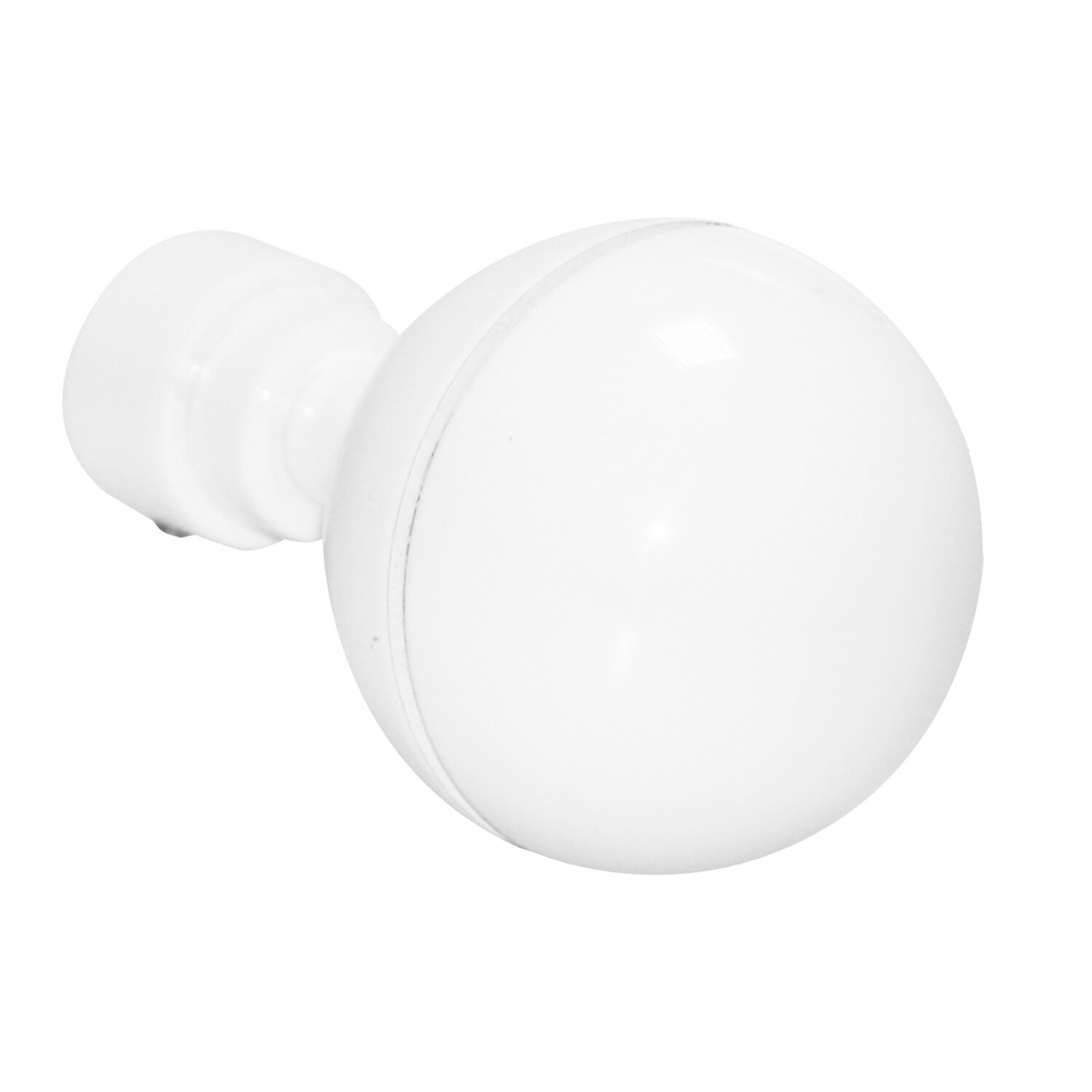 Terminal Zirconio � 20 mm. Esfera Blanco (2 unidades)