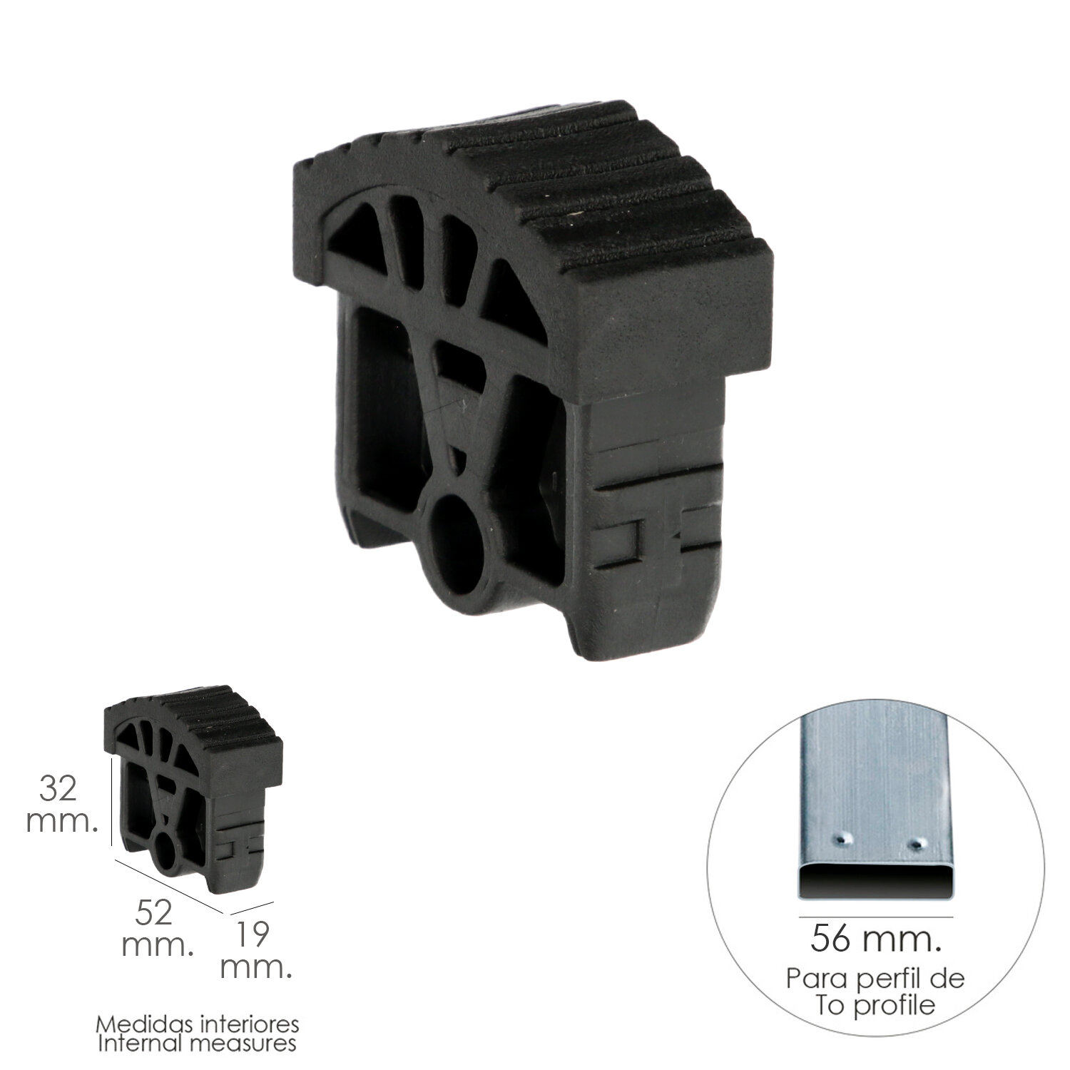 Contera Escalera Pronor 2 Tramos Con 8+8 Pelda�os ( Perfil 55 mm.)