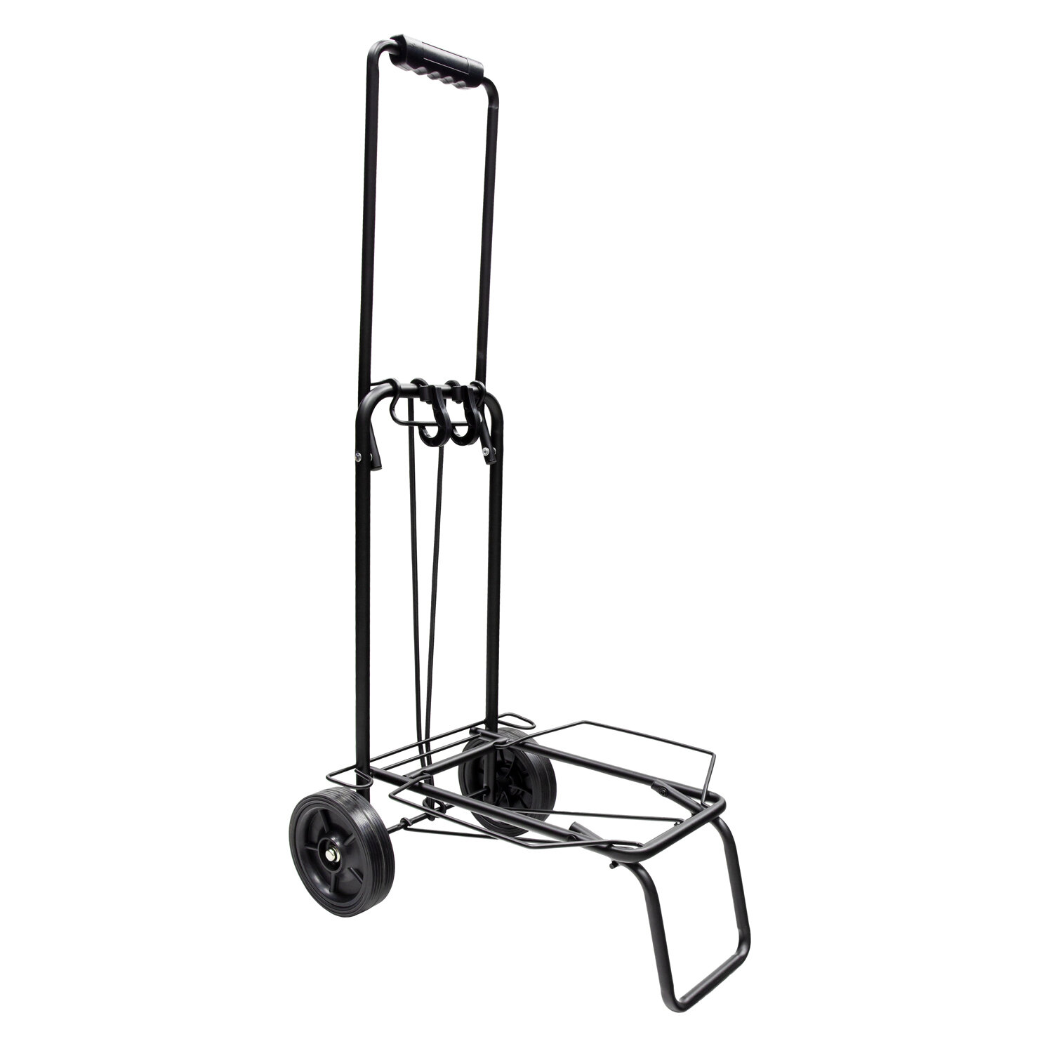 Carretilla Plegable de Carga - Porta Maletas Con Cuerda Elastic 93,5x33x44 cm. Hasta 50 Kg.