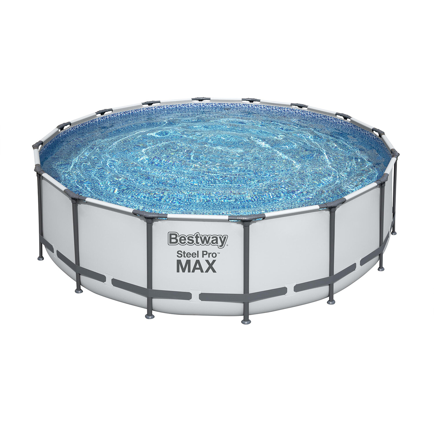 Piscina Redonda Con Depuradora Estructura Metalica �488x122 cm.