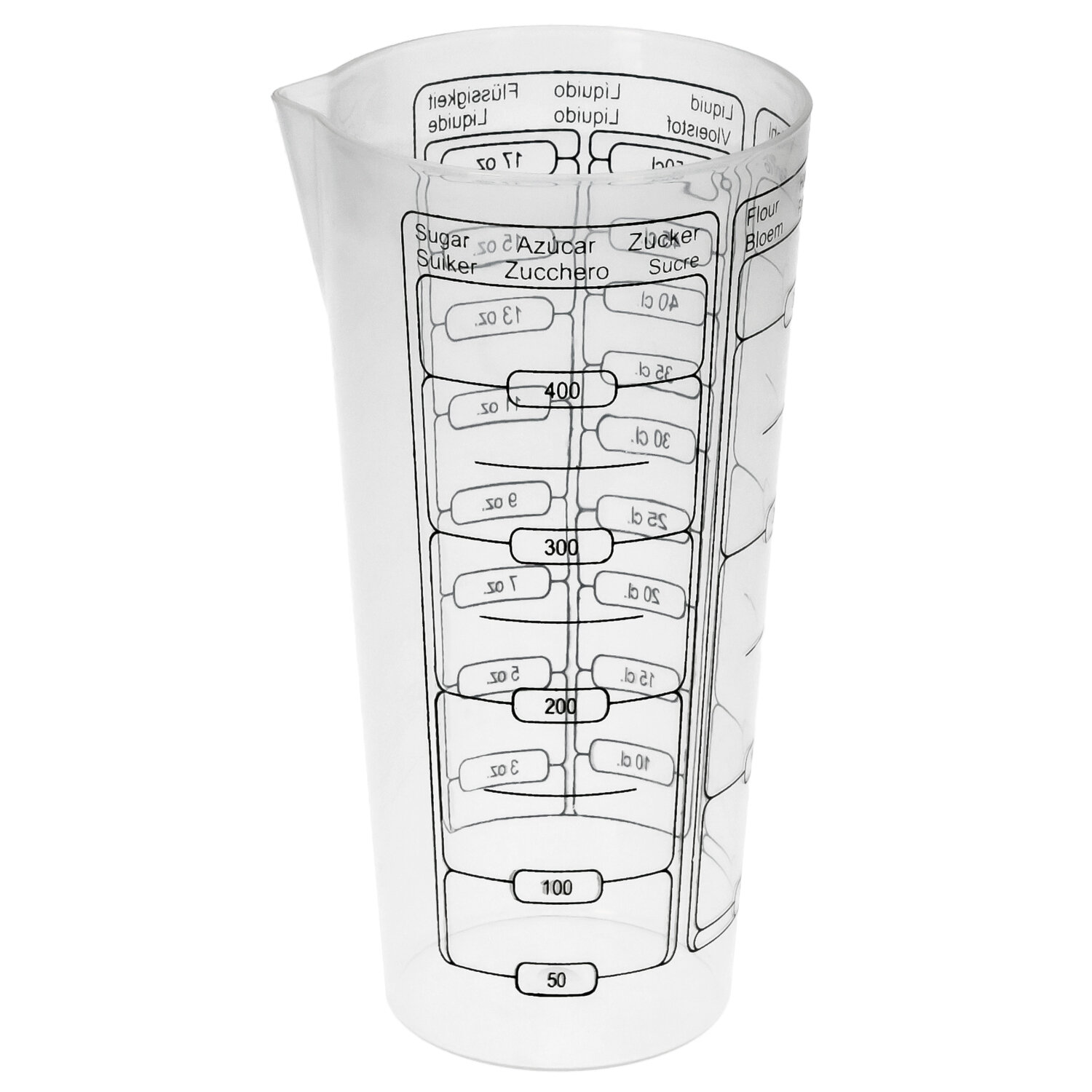 Vaso Medidor Oryx 500 ml. 8,5x6x16 cm.