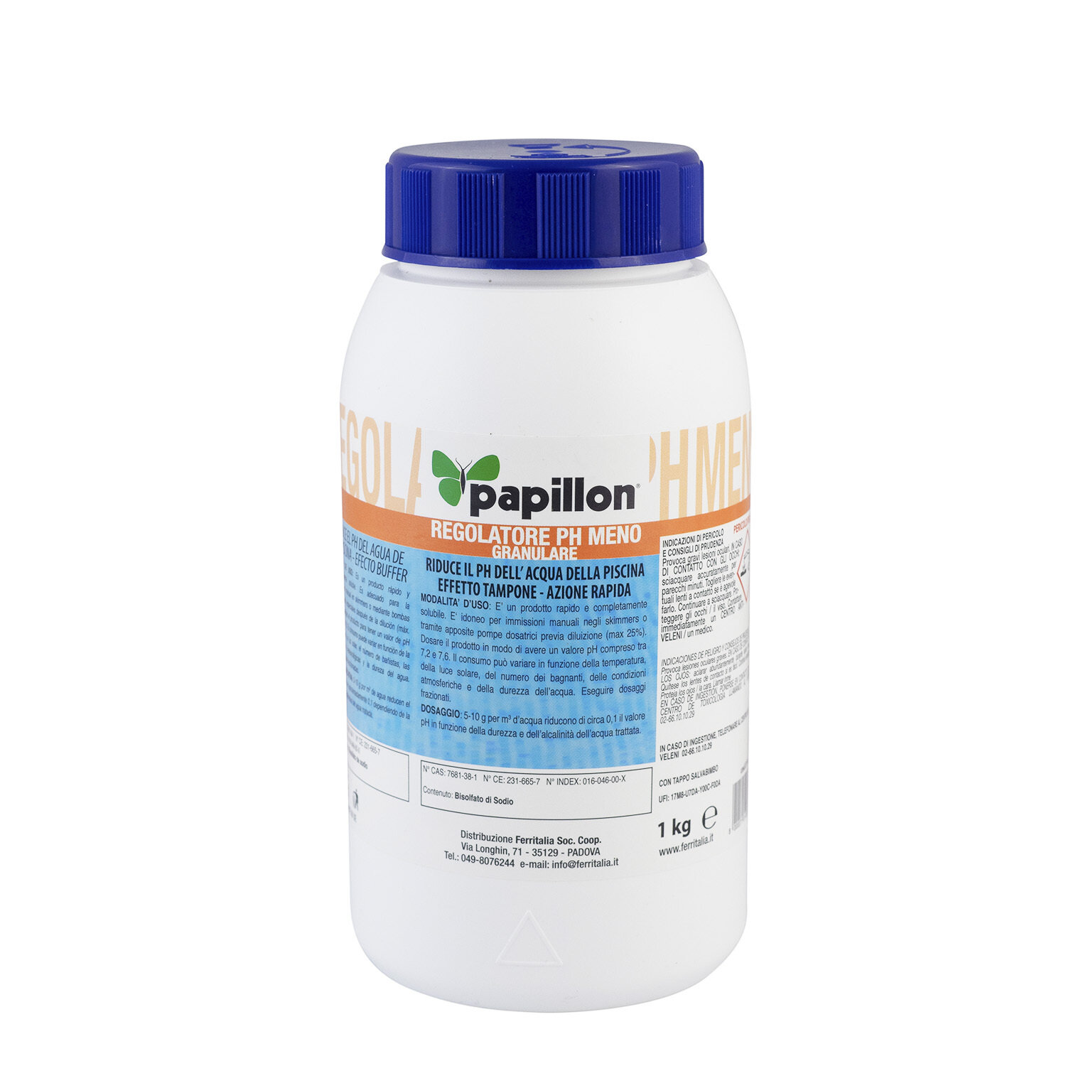 Reductor Ph Piscinas / Regulador PH 1 Kg.