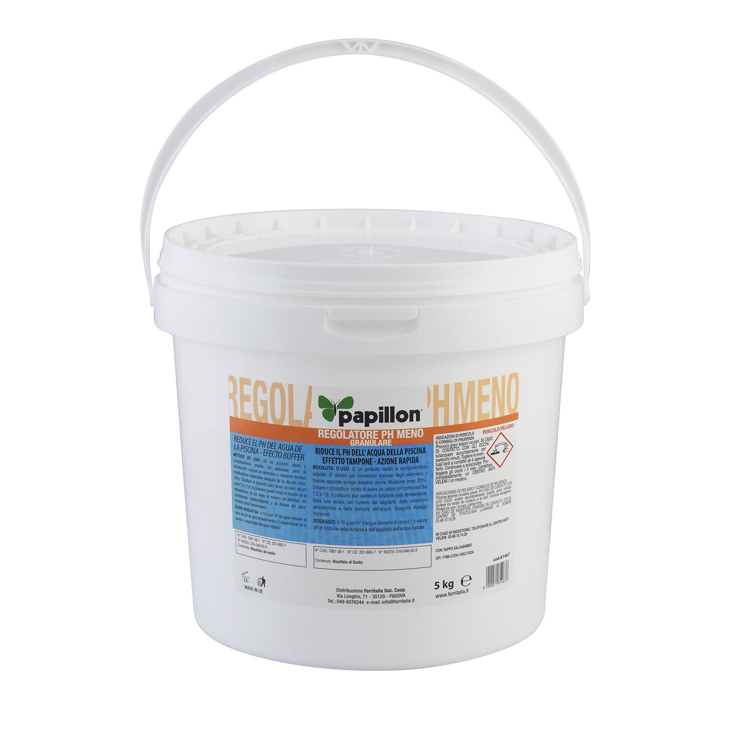 Reductor Ph Piscinas / Regulador PH 5 Kg.