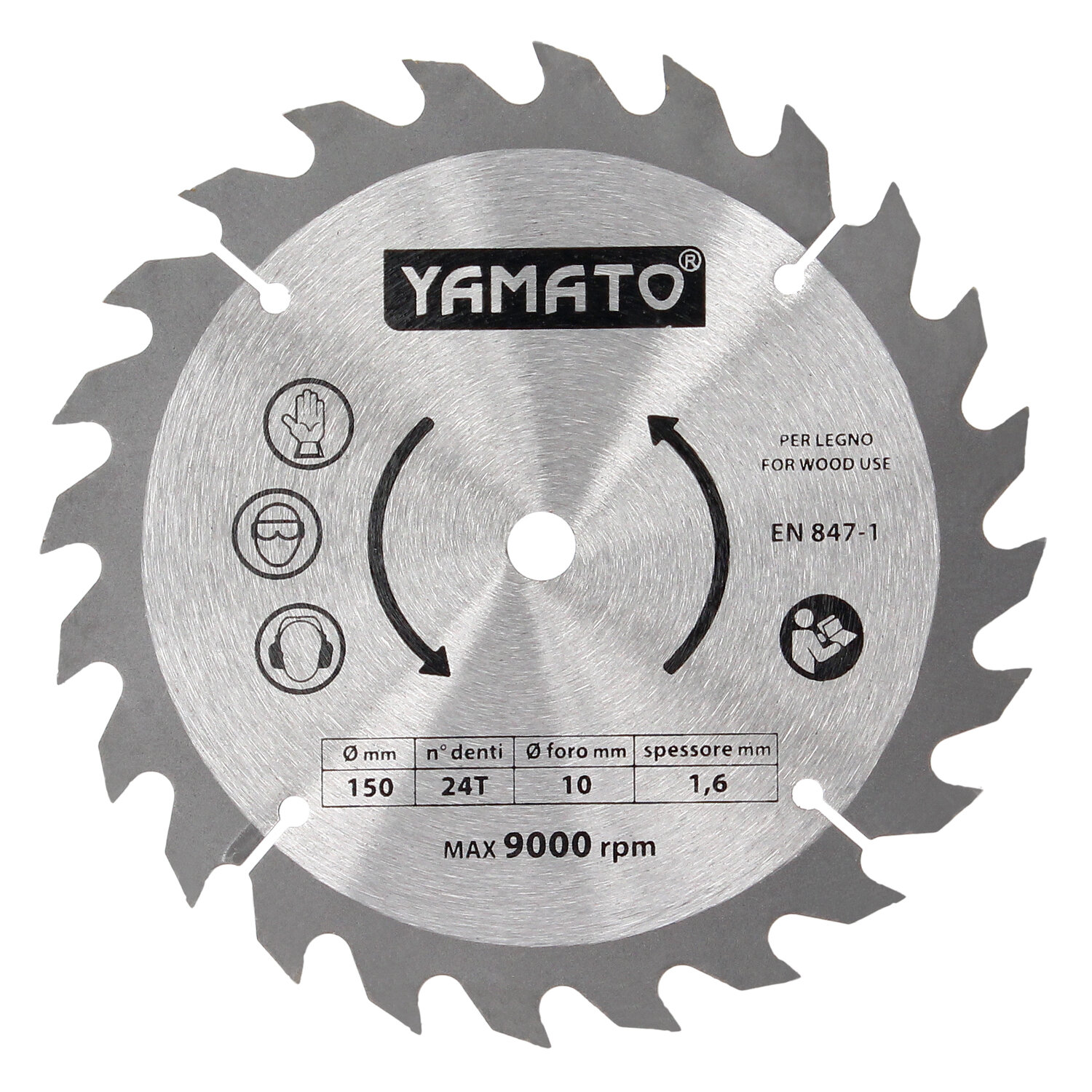 Hoja Recambio Para Sierra Circular Yamato 07200315 (Modelo 53154)