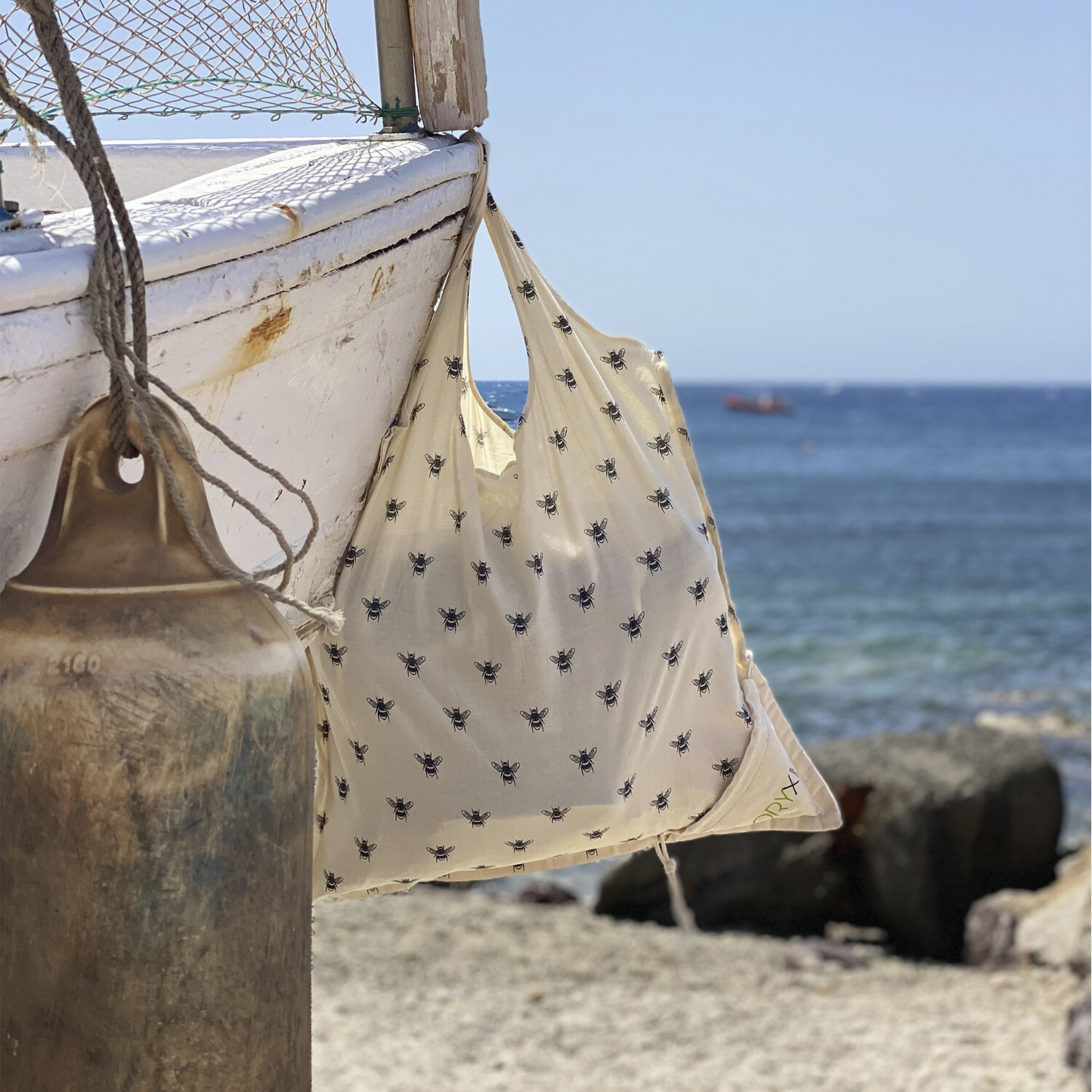 Bolsa Compra Algodon Plegable 52x47cm