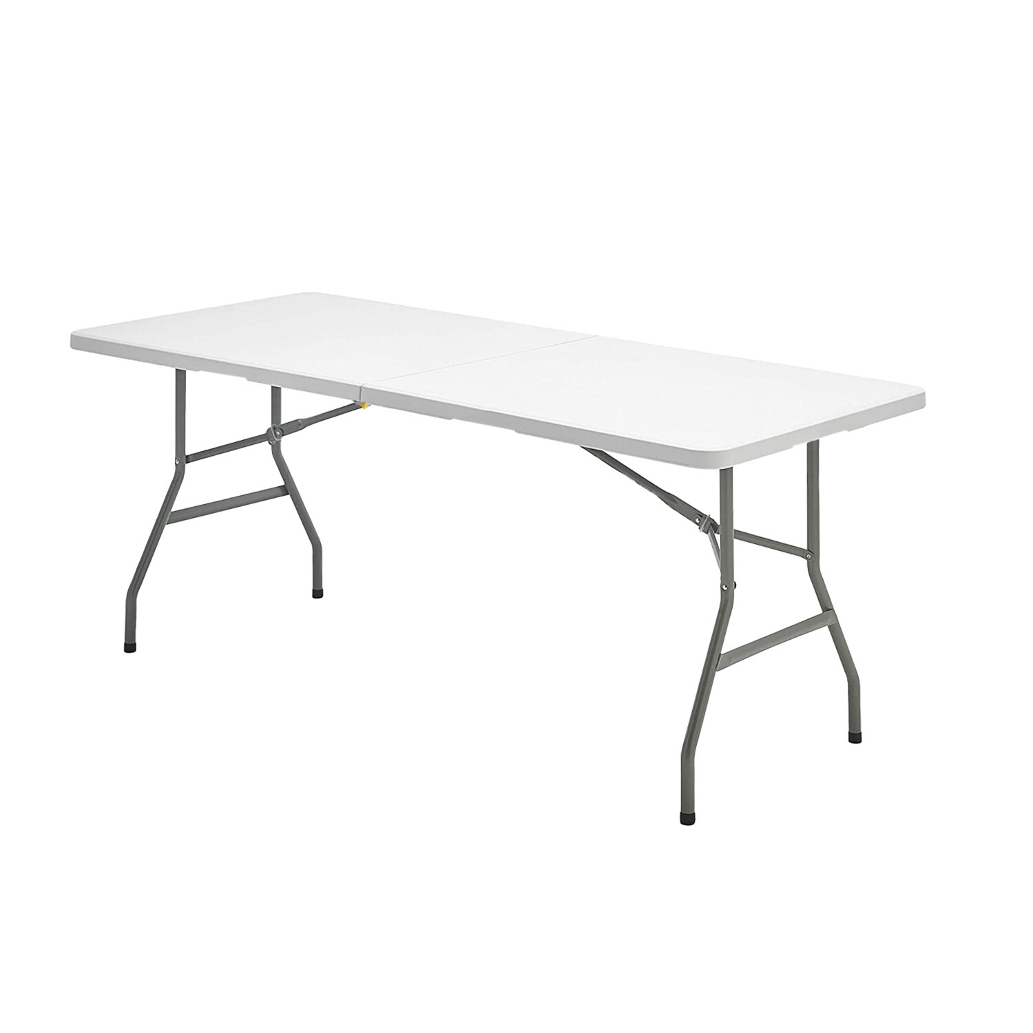 Mesa Plegable Rectangular HDPE 180x74x74 cm. Color Blanco