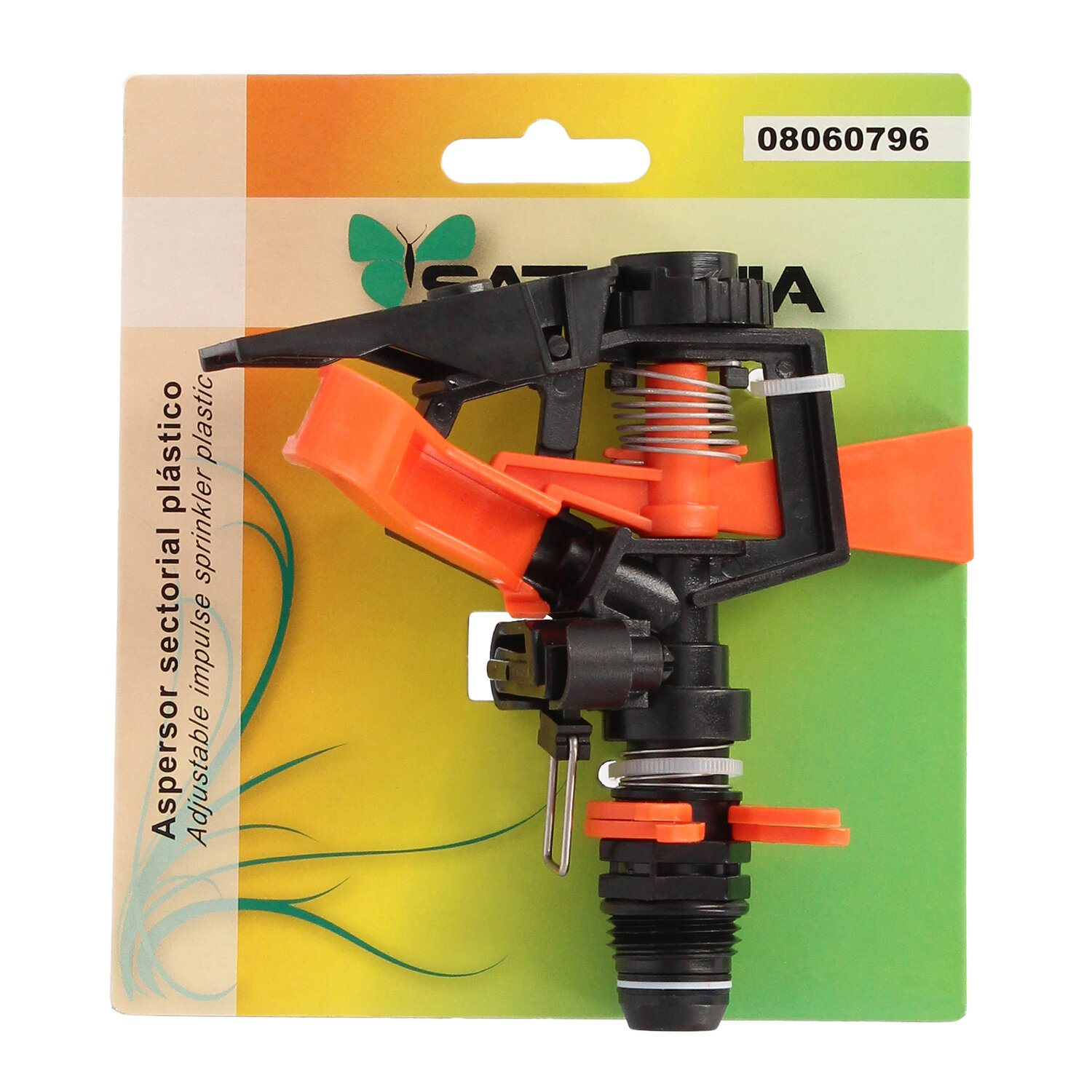 Aspersor Riego Sectorial Toma 1/2" Fabricado En Plastico