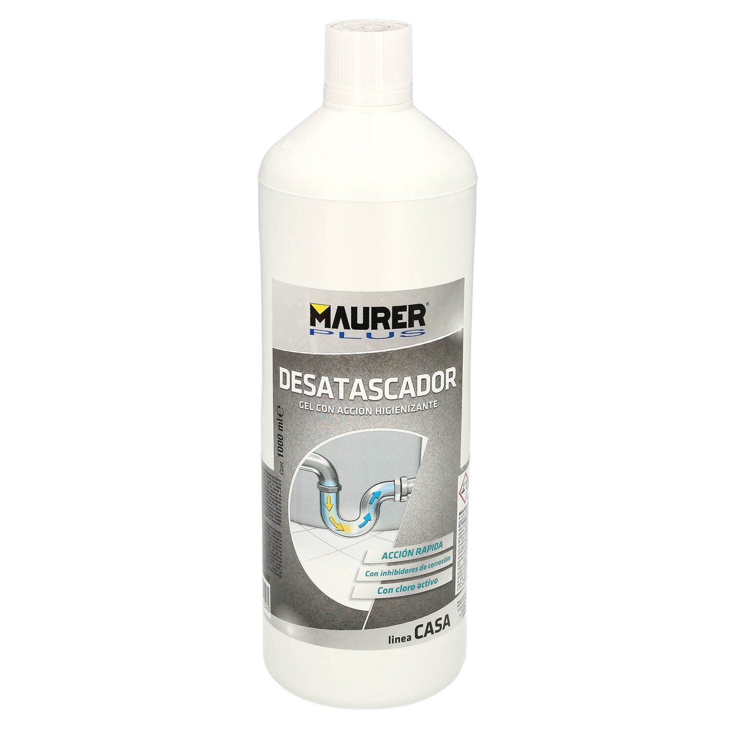 Desatascador Liquido Profesional 1000 ml.