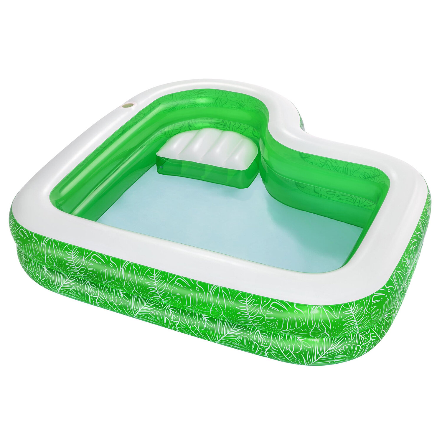 Piscina Inflable 231x231x51 cm. Con Asiento