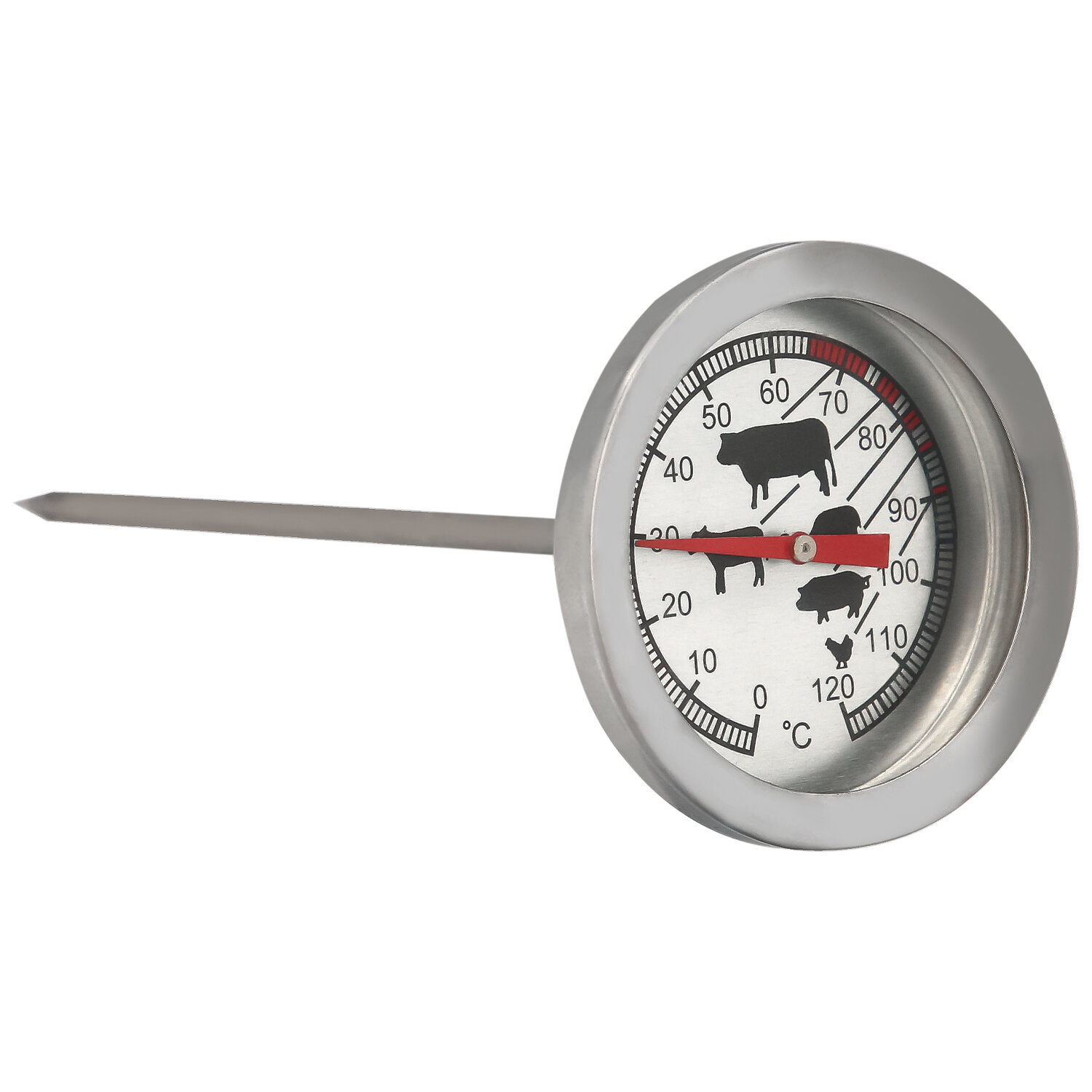 Termometro Analogico Cocina Para Carne Con Sonda