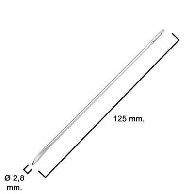 Aguja Saquera Curva N� 5      2,5x125 mm.