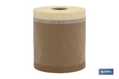 ROLLO CINTA CREPE+PAPEL "KRAFT" (10cm X 45m)