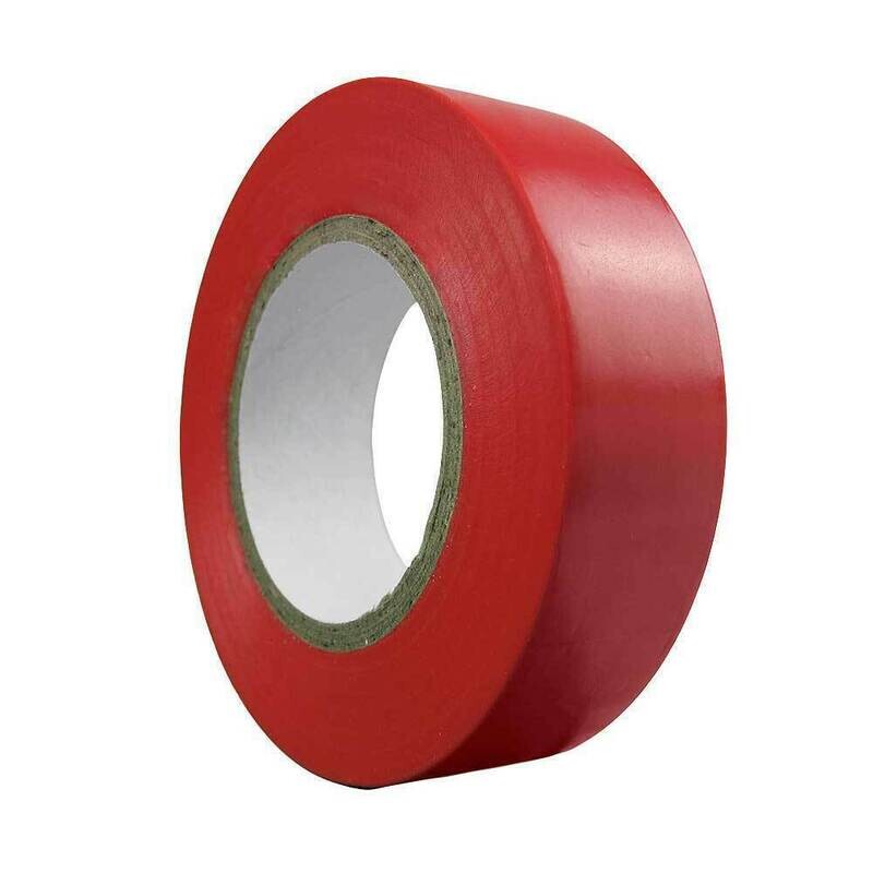 Cinta Aislante 20 m. x 19 mm. Roja Uso dom�stico