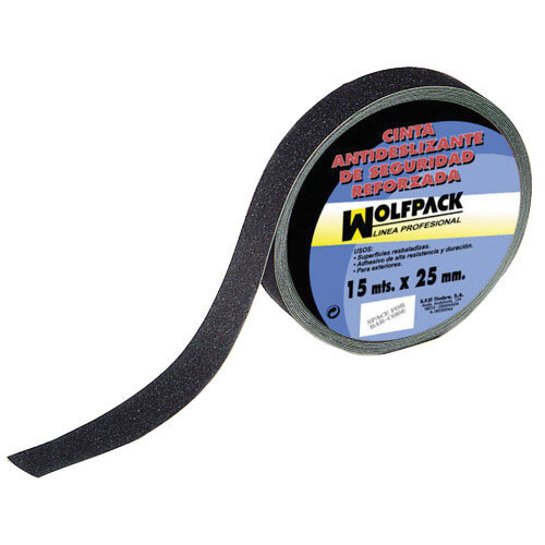 Cinta Antideslizante Negra 15 m. x 50 mm. Uso Dom�stico