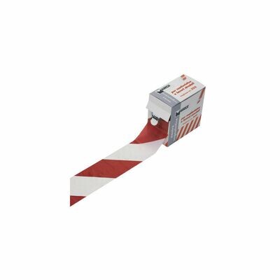 Cinta Se�alizaci�n Roja/Blanca Rollo 70 mm. x 200 Metros