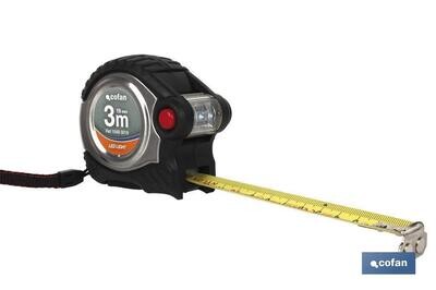 FLEX�METRO SUPER IMAN Y LED 25MM X 8 M