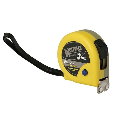 Flexometro Magn�tico Amarillo Con Freno  3 Metros / 16 mm.