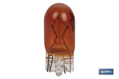 L�MPARA S/CASQUILLO W5W 12V AMBAR "venta unitaria"