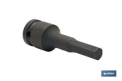 VASO IMPACTO 1/2" HEXAG. MACHO 5 MM