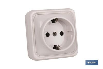 BASE BIPOLAR SUPERFICIE MODELO ATLANTIS 16A. BLANCO