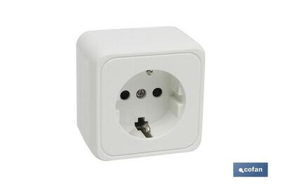 BASE CUADRADA SUPERFICIE +T.T.(16A-250V)
