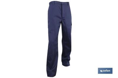 PANTAL�N TRABAJO MULTIRIESGO AZUL OSCURO "SILICE" T-40