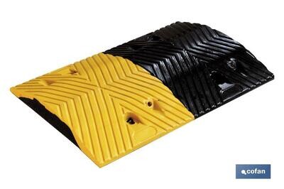REDUCTOR VELOCIDAD AMAR/NEGRO 500x350x50 mm