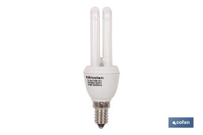 LAMPARA BAJO CONSUMO TRI 2700K 2U 7W /E14