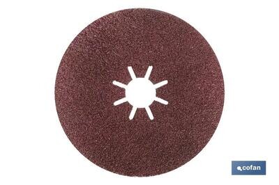 DISCO FIBRA 178 MM. - GRANO 60
