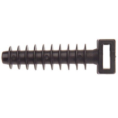 Taco Fijaci�n Brida Nylon Maurer Negro 8 mm. (Bolsa 100 Unidades)