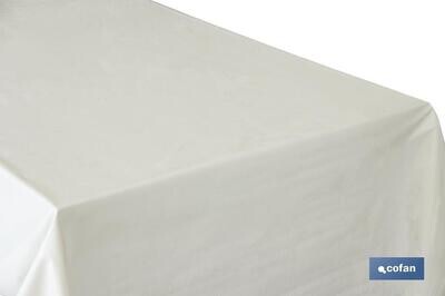 PROTECTOR DE MESA 1,40x50mts PVC BLANCO MODELO PUREZA
