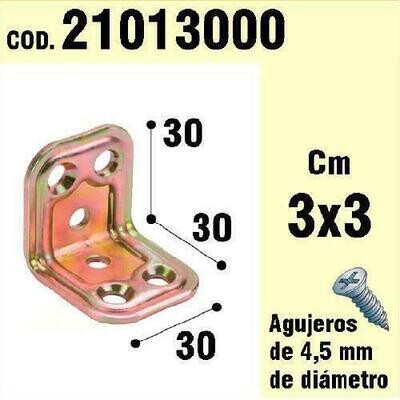 Soporte Para Madera �ngulo   30 x 30 x 30 mm.