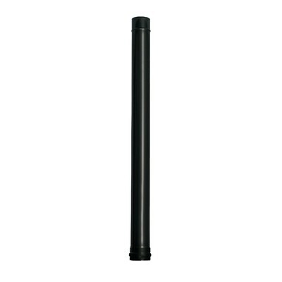 Wolfpack Tubo de Estufa Pellet Acero Vitrificado Negro � 80 mm. Longitud 100 cm. Estufas de Le�a, Chimenea, Alta resistencia,