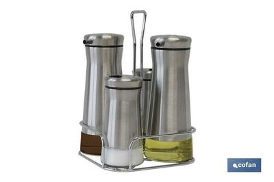 SET ACEITERA MODELO PICUAL INOX 230ML-120ML
