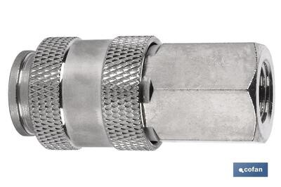 ENCHUFE RAPIDO UNIVERSAL HEMBRA 3/8"