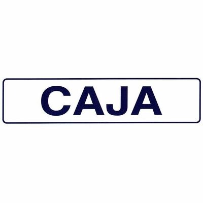 Rotulo Adhesivo 250x63 mm. Caja
